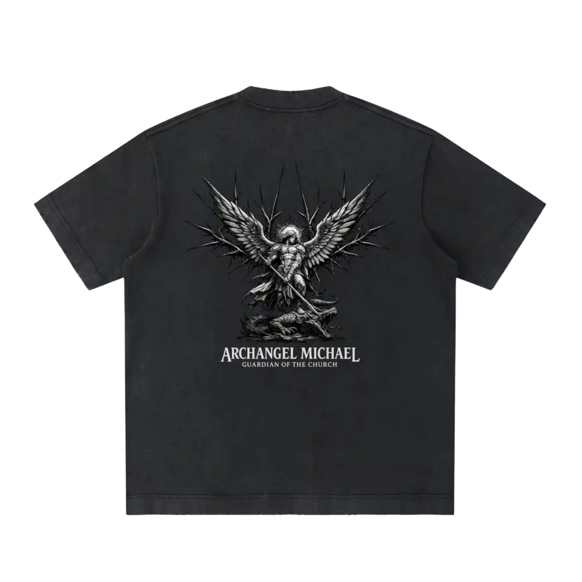 catholic,catholocism,christian,Christianity,gym,gymwear,pump,cover,athletic,athletics,activewear,brand,saint,michael,archangel,guardian,of,the,church,thorns,apparel