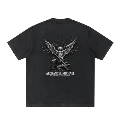 catholic,catholocism,christian,Christianity,gym,gymwear,pump,cover,athletic,athletics,activewear,brand,saint,michael,archangel,guardian,of,the,church,thorns,apparel