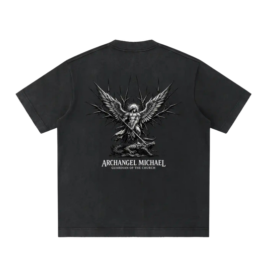 catholic,catholocism,christian,Christianity,gym,gymwear,pump,cover,athletic,athletics,activewear,brand,saint,michael,archangel,guardian,of,the,church,thorns,apparel