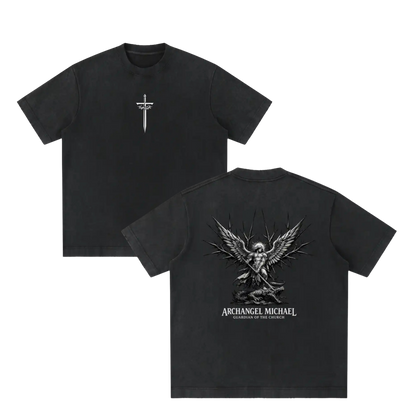 catholic,catholocism,christian,Christianity,gym,gymwear,pump,cover,athletic,athletics,activewear,brand,saint,michael,archangel,guardian,of,the,church,thorns,apparel