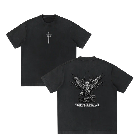 catholic,catholocism,christian,Christianity,gym,gymwear,pump,cover,athletic,athletics,activewear,brand,saint,michael,archangel,guardian,of,the,church,thorns,apparel