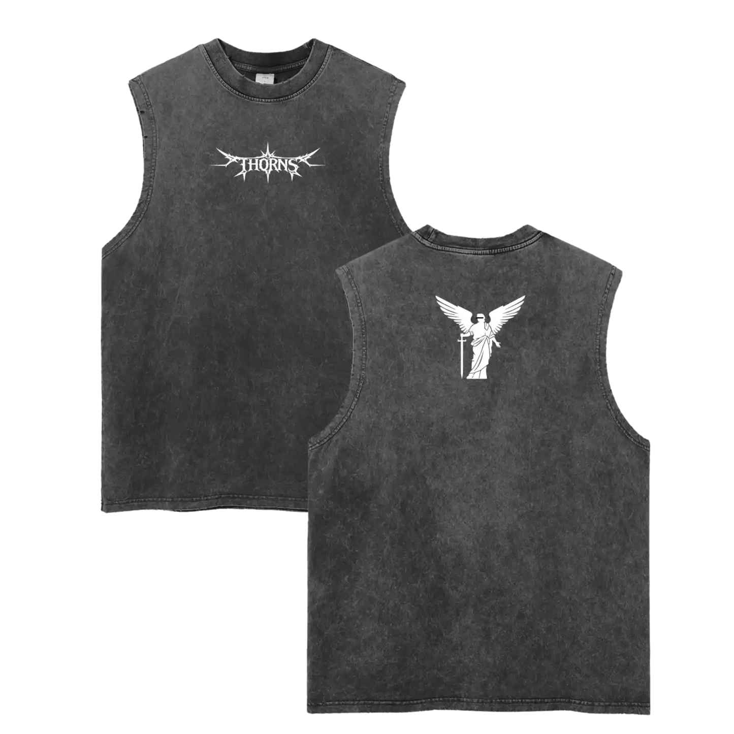 catholic,gym,wear,gymwear,catholicism,christian,christianity,Angel,Guardian,GuardianAngel,Active,Activewear,Tank,Tanktop,Cutoff,Sleeveless,Thorns,ThornsApparel,GYMbrand,ChristianGymBrand,Workout,Strong,Faith